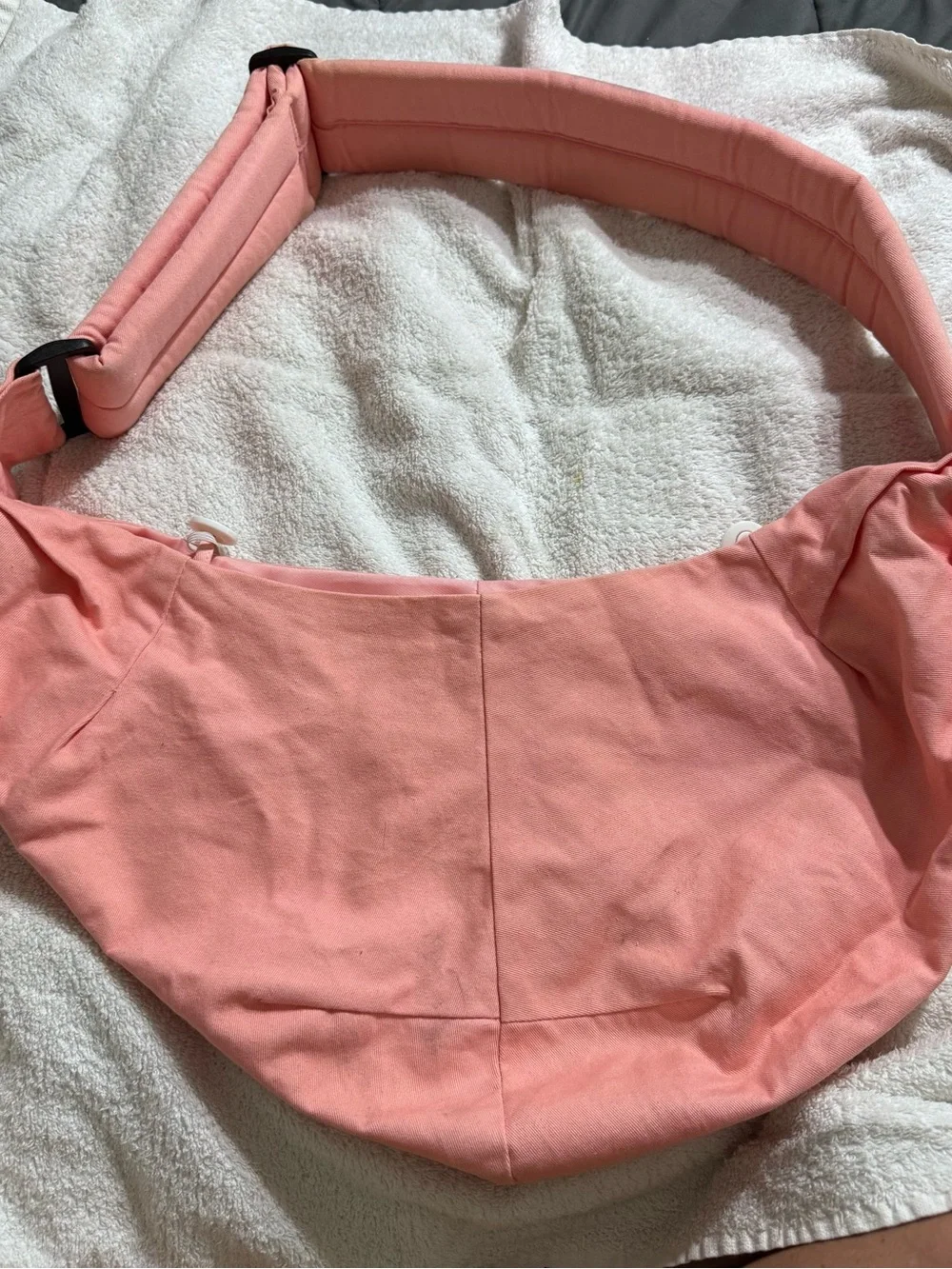 Blush Pink Pet Sling Carrier for Small Dogs & Cats